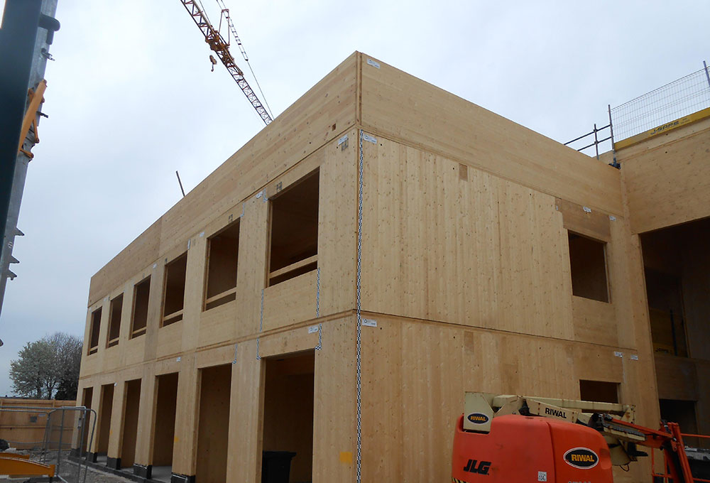 G-frame Structures, CLT, Cross Laminated Timber, Glulam, Hybrid Frame, Construction,