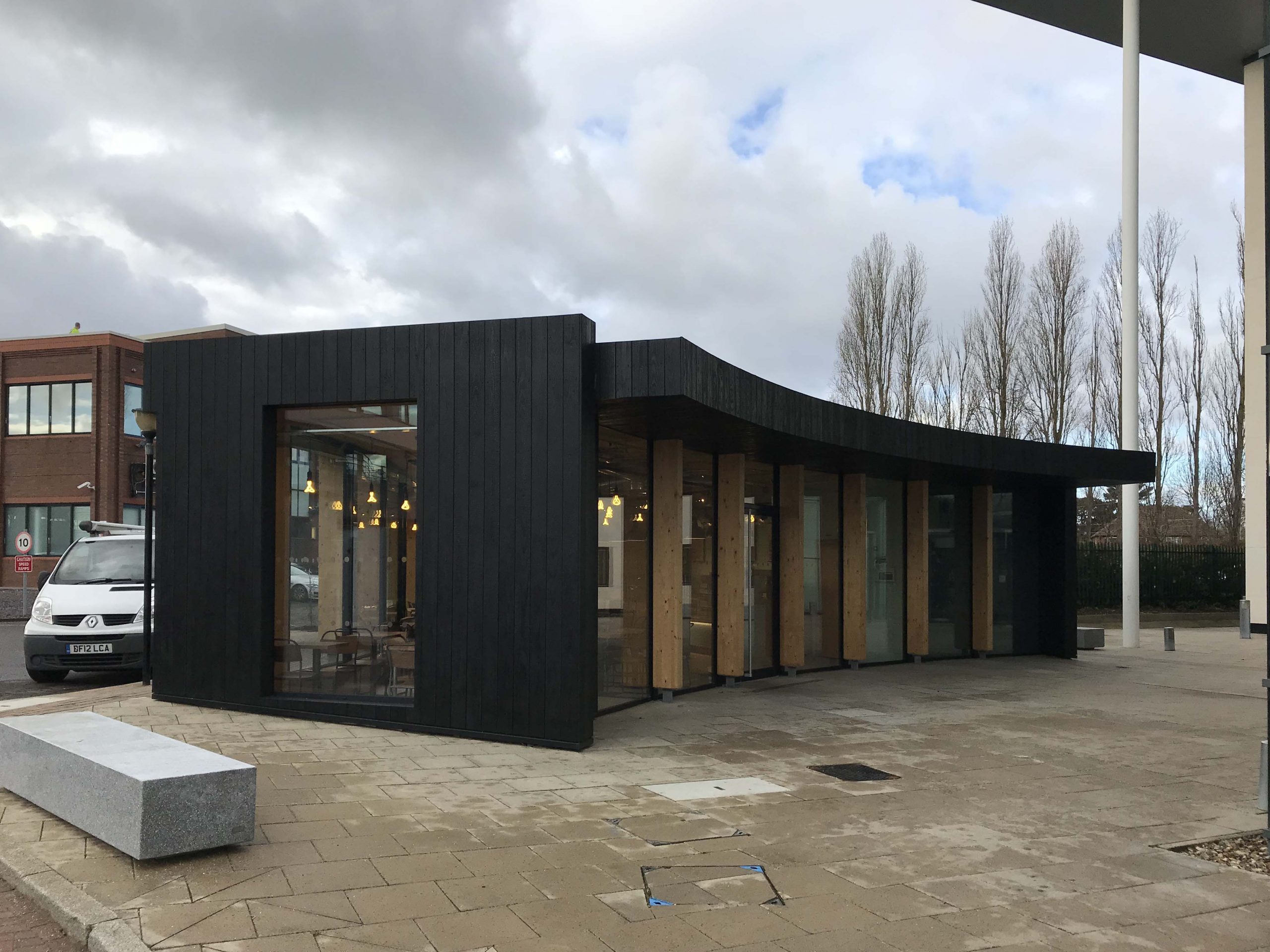 G-frame Structures, CLT, Cross Laminated Timber, Glulam, Hybrid Frame, retail, commercial