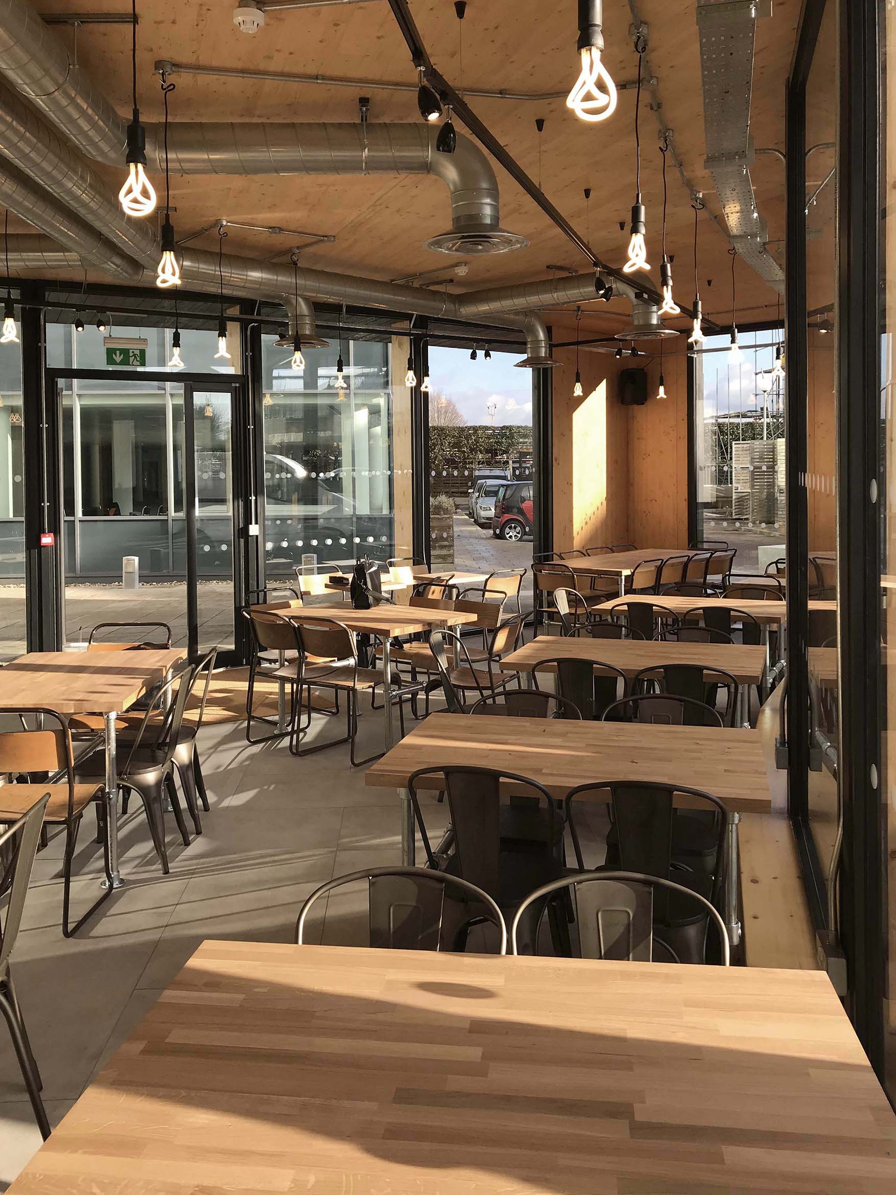 G-frame Structures, CLT, Cross Laminated Timber, Glulam, Hybrid Frame, retail, commercial